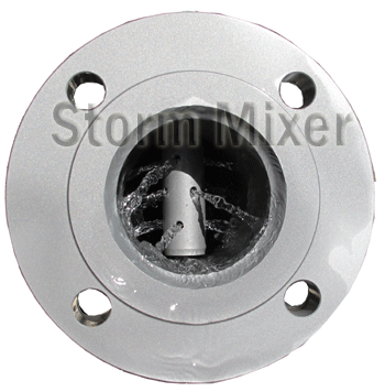 water flowing through injector